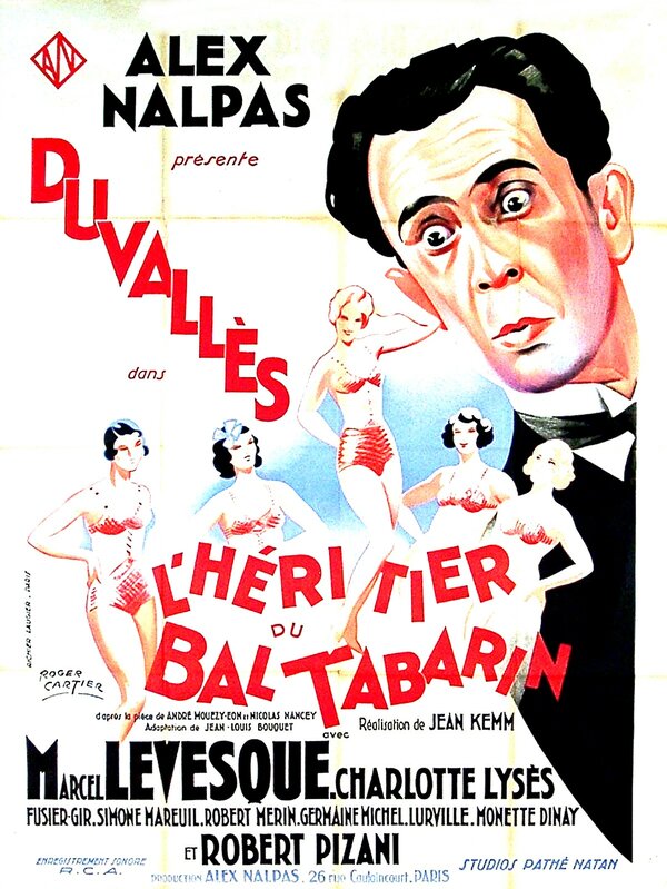 Постер фильма L'héritier du Bal Tabarin