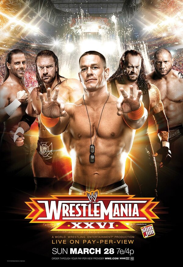 Постер фильма WWE РестлМания 26