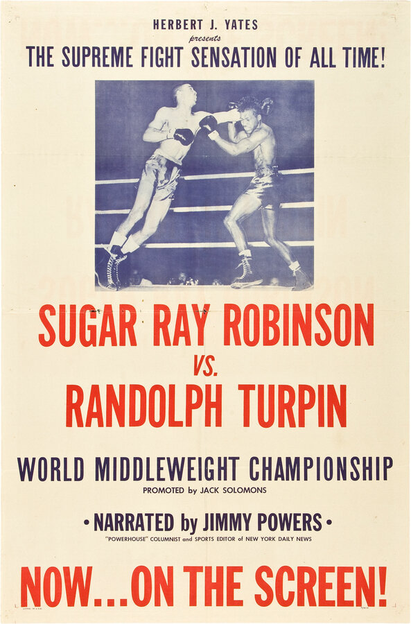 Постер фильма Sugar Ray Robinson vs. Randolph Turpin