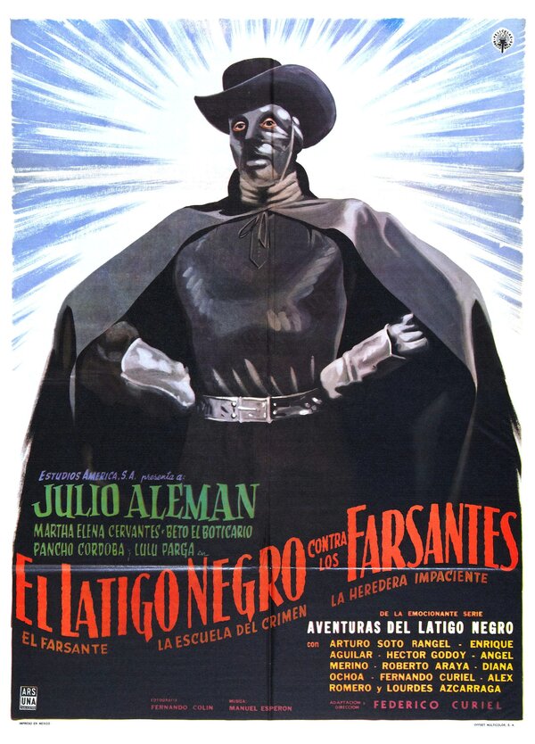 Постер фильма El látigo negro contra los farsantes