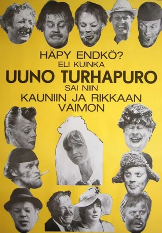 Постер Häpy endkö? Eli kuinka Uuno Turhapuro sai niin kauniin ja rikkaan vaimon (1977)