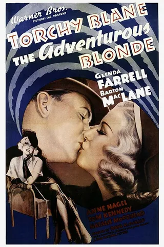 Постер Предприимчивая блондинка (1937)