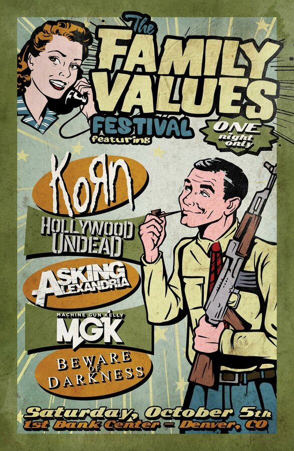 Постер фильма Korn's Family Values Live