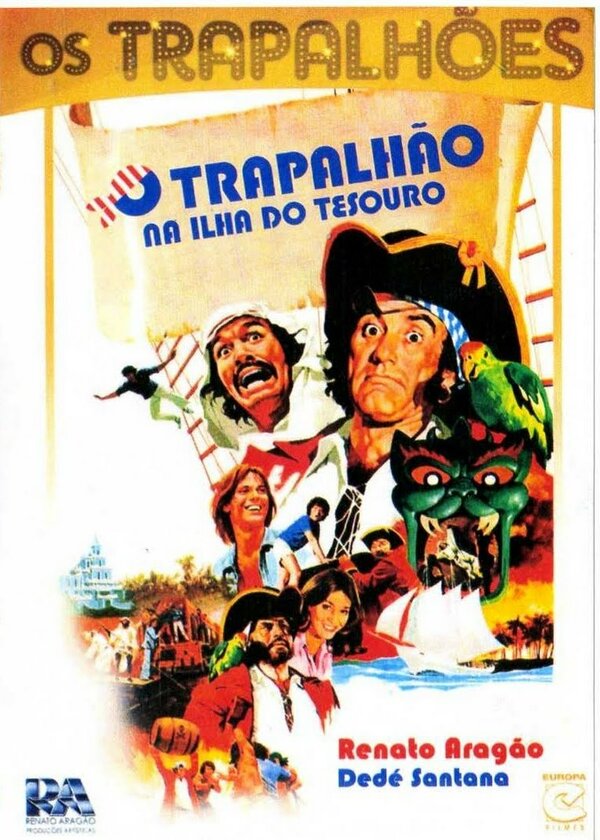 Постер фильма O Trapalhão na Ilha do Tesouro