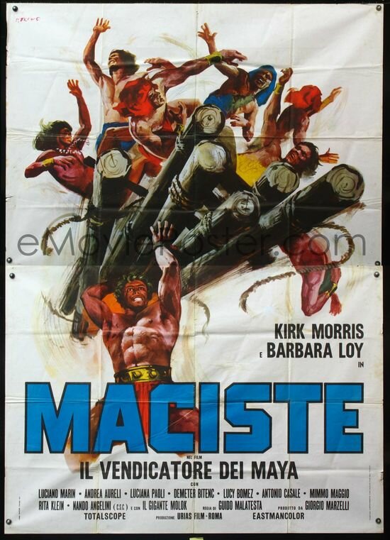 Постер фильма Maciste il vendicatore dei Maya