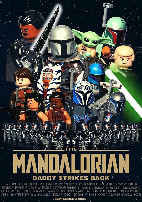 Постер фильма LEGO the Mandalorian: Daddy Strikes Back - A Star Wars Story