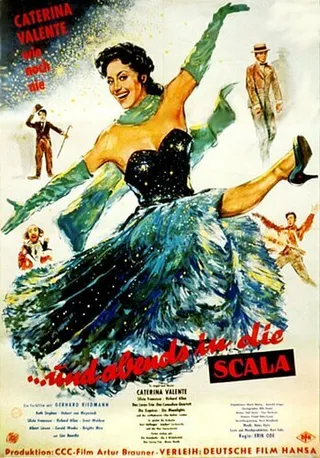 Постер А вечером – в Ла Скала! (1958)