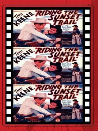Постер Riding the Sunset Trail (1941)