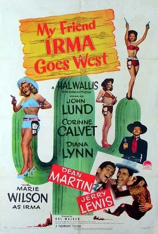 Постер Моя подруга Ирма едет на Запад (1950)