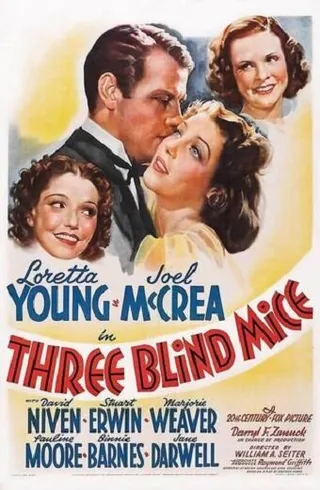Постер Три слепые мыши (1938)