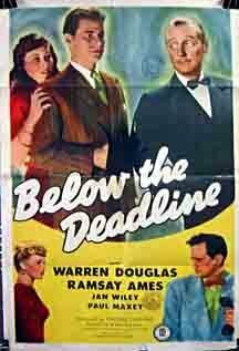 Постер фильма Below the Deadline