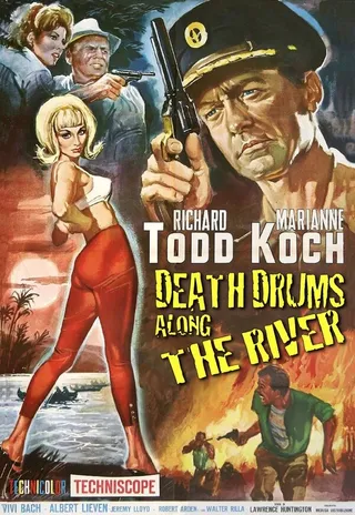 Постер Смертельные барабаны вдоль реки (1963)