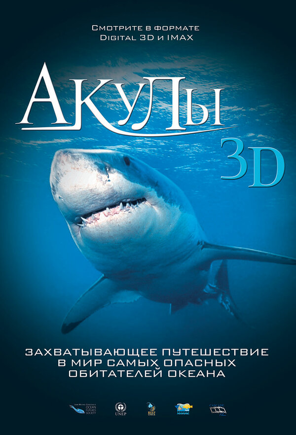 Постер фильма Акулы 3D