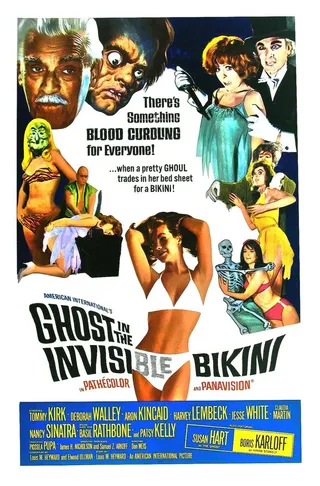 Постер Призрак в невидимом бикини (1966)