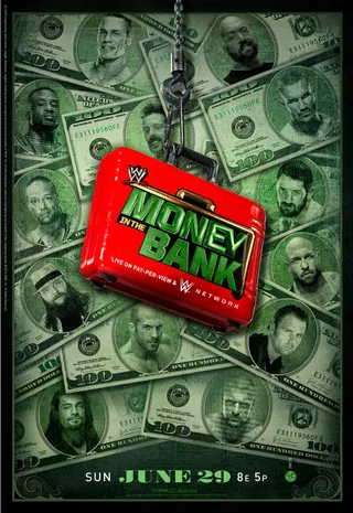 Постер WWE Деньги в банке (2014)