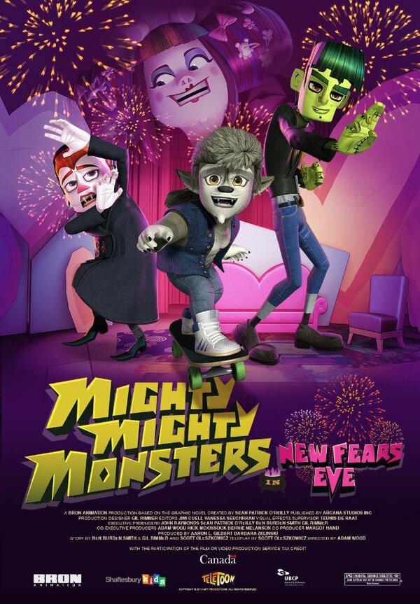 Постер фильма Mighty Mighty Monsters in New Fears Eve