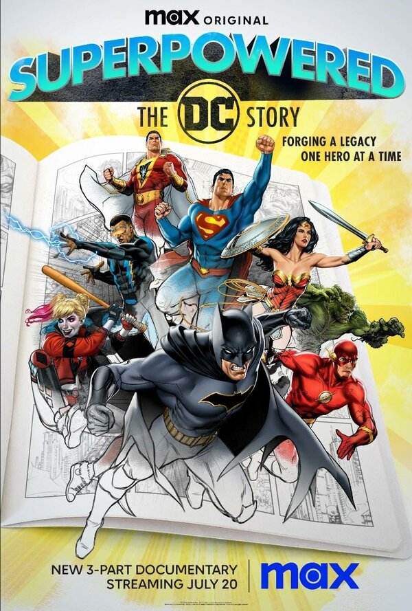 Постер сериала Супергерои: История DC