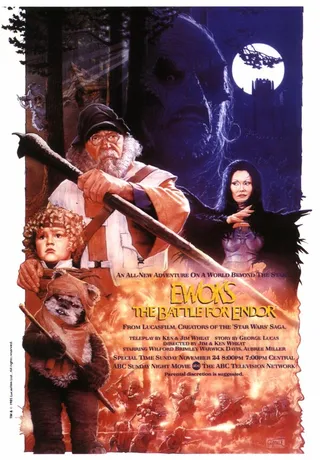 Постер Эвоки: Битва за Эндор (1985)