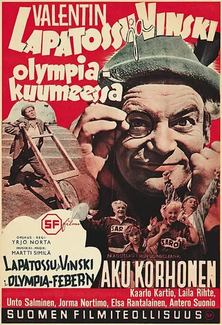 Постер Lapatossu ja Vinski olympia-kuumeessa (1939)
