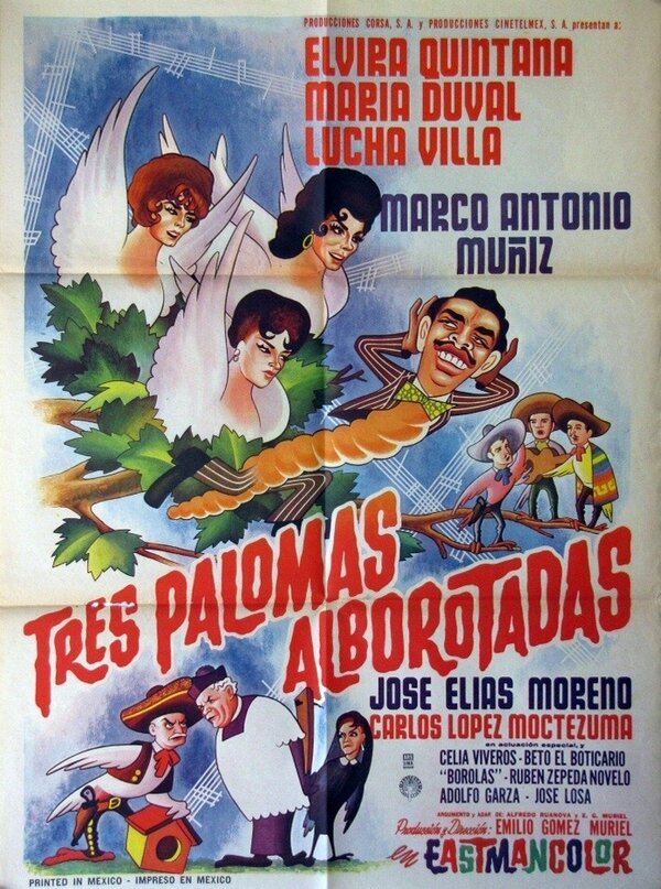 Постер фильма Tres palomas alborotadas