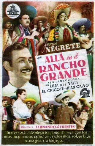 Постер Allá en el Rancho Grande (1949)