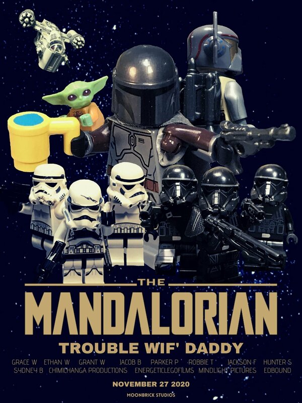 Постер фильма LEGO the Mandalorian: Trouble Wif' Daddy - A Star Wars Story