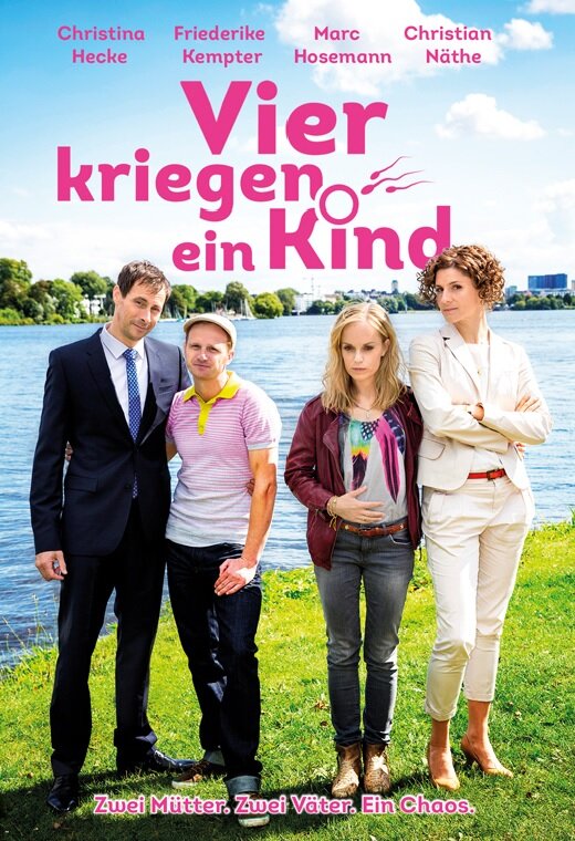 Постер фильма Vier kriegen ein Kind