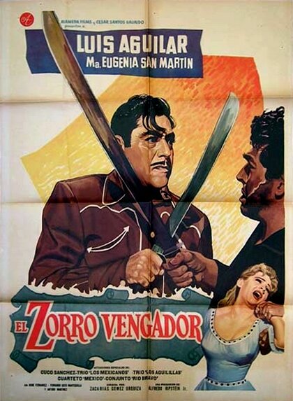 Постер фильма El Zorro vengador