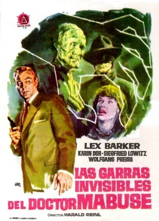 Постер Невидимый доктор Мабузе (1962)