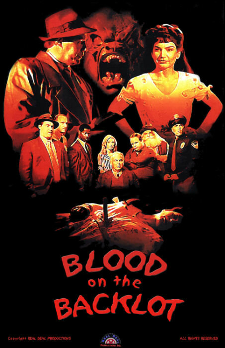 Постер фильма Blood on the Backlot