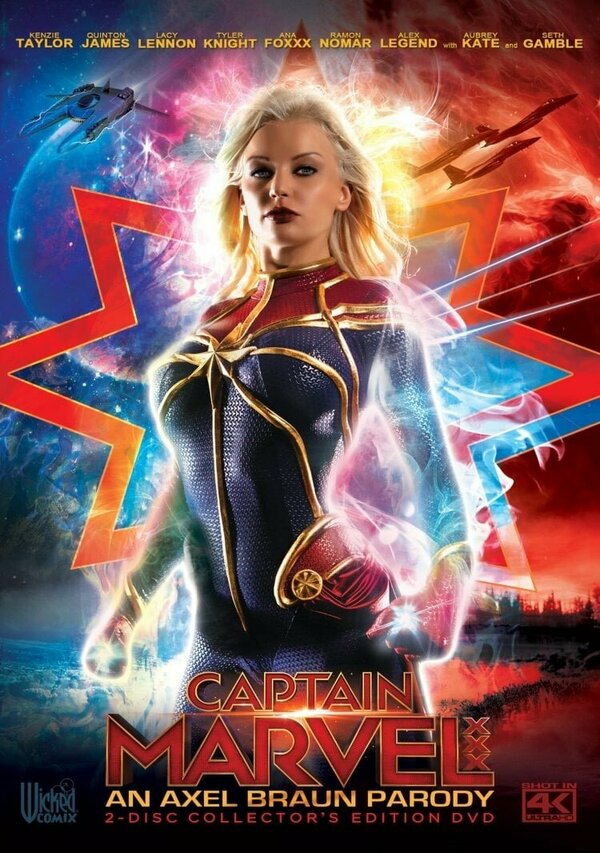 Постер фильма Captain Marvel XXX: An Axel Braun Parody