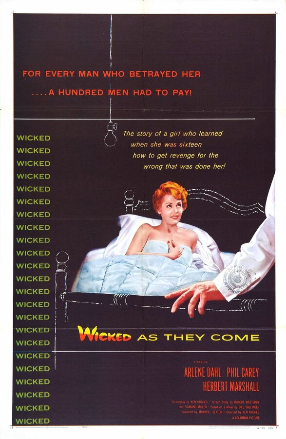 Постер фильма Wicked as They Come