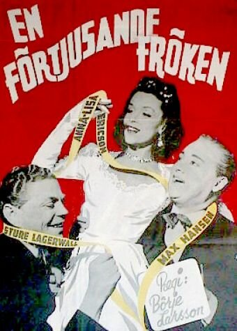 Постер фильма En förtjusande fröken
