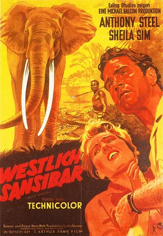 Постер Запад Занзибара (1954)