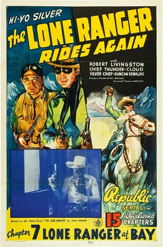 Постер Вновь одинокий рейнджер (1939)