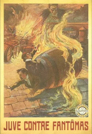 Постер Жюв против Фантомаса (1913)