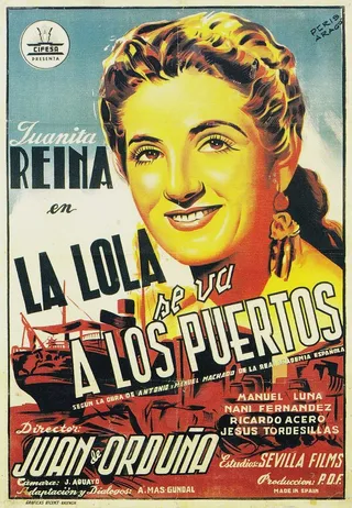 Постер La Lola se va a los puertos (1947)