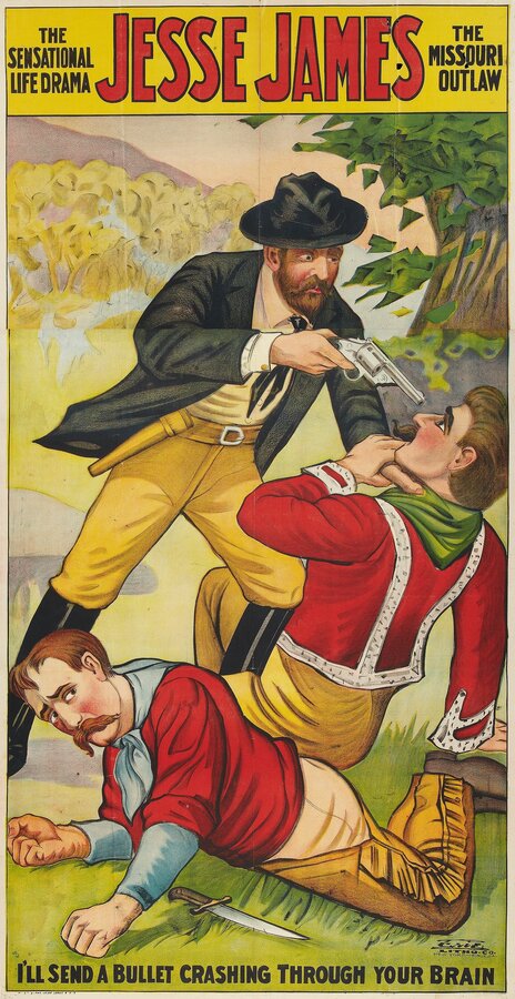Постер фильма Jesse James as the Outlaw