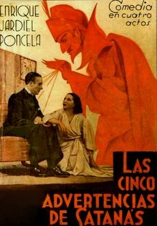 Постер Las cinco advertencias de Satanás (1941)