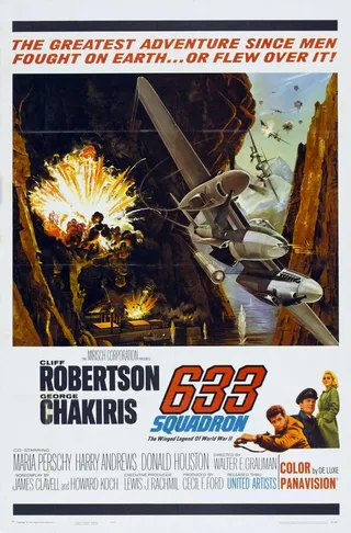 Постер Эскадрилья 633 (1963)