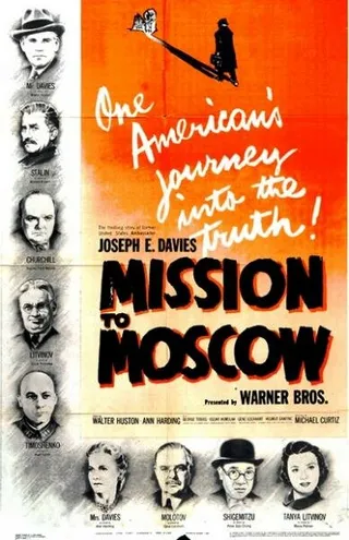 Постер Миссия в Москву (1943)