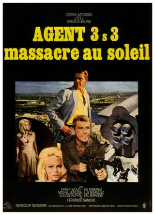 Постер Агент 3S3, бойня под солнцем (1966)