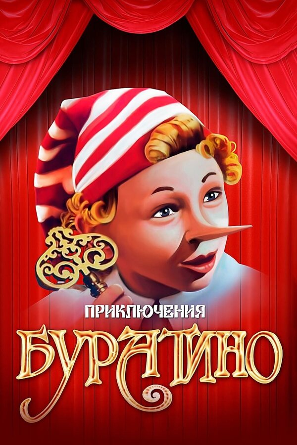 Постер фильма Приключения Буратино