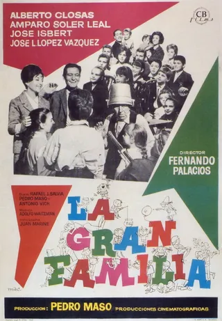 Постер Большая семья (1962)