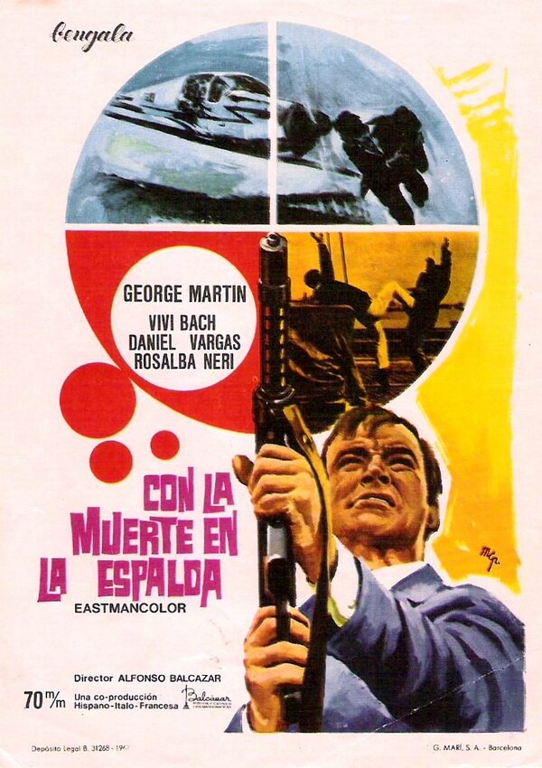 Постер фильма Con la muerte a la espalda