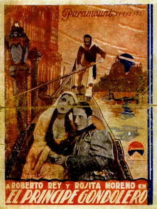 Постер El príncipe gondolero (1931)