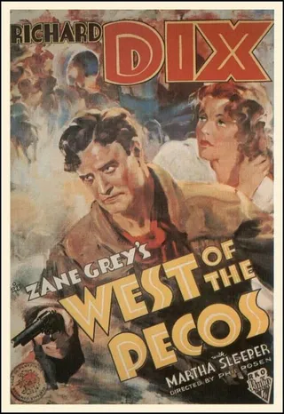 Постер West of the Pecos (1934)