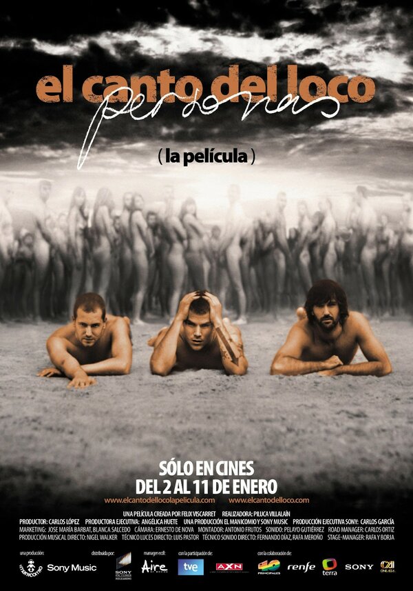 Постер фильма El Canto del Loco - Personas: La película