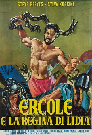 Постер Подвиги Геракла: Геракл и царица Лидии (1958)