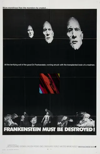 Постер Франкенштейн должен быть уничтожен (1969)